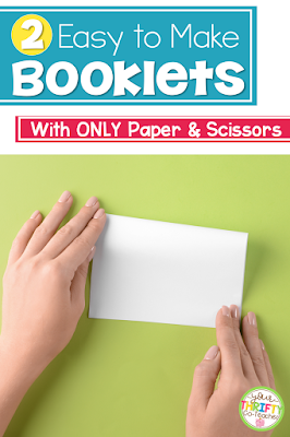 2 Easy-to-Make Paper Booklets in the Classroom - Your Thrifty Co-Teacher