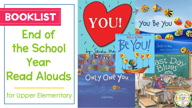 End of the School Year Books to Read Aloud to Upper Elementary - Your ...