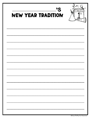 Fun New Year Activities for Students in Upper Elementary - Your Thrifty ...