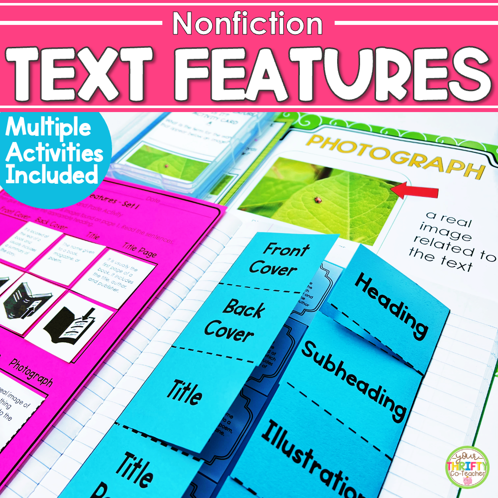 Teaching Nonfiction Text Features - Your Thrifty Co-Teacher