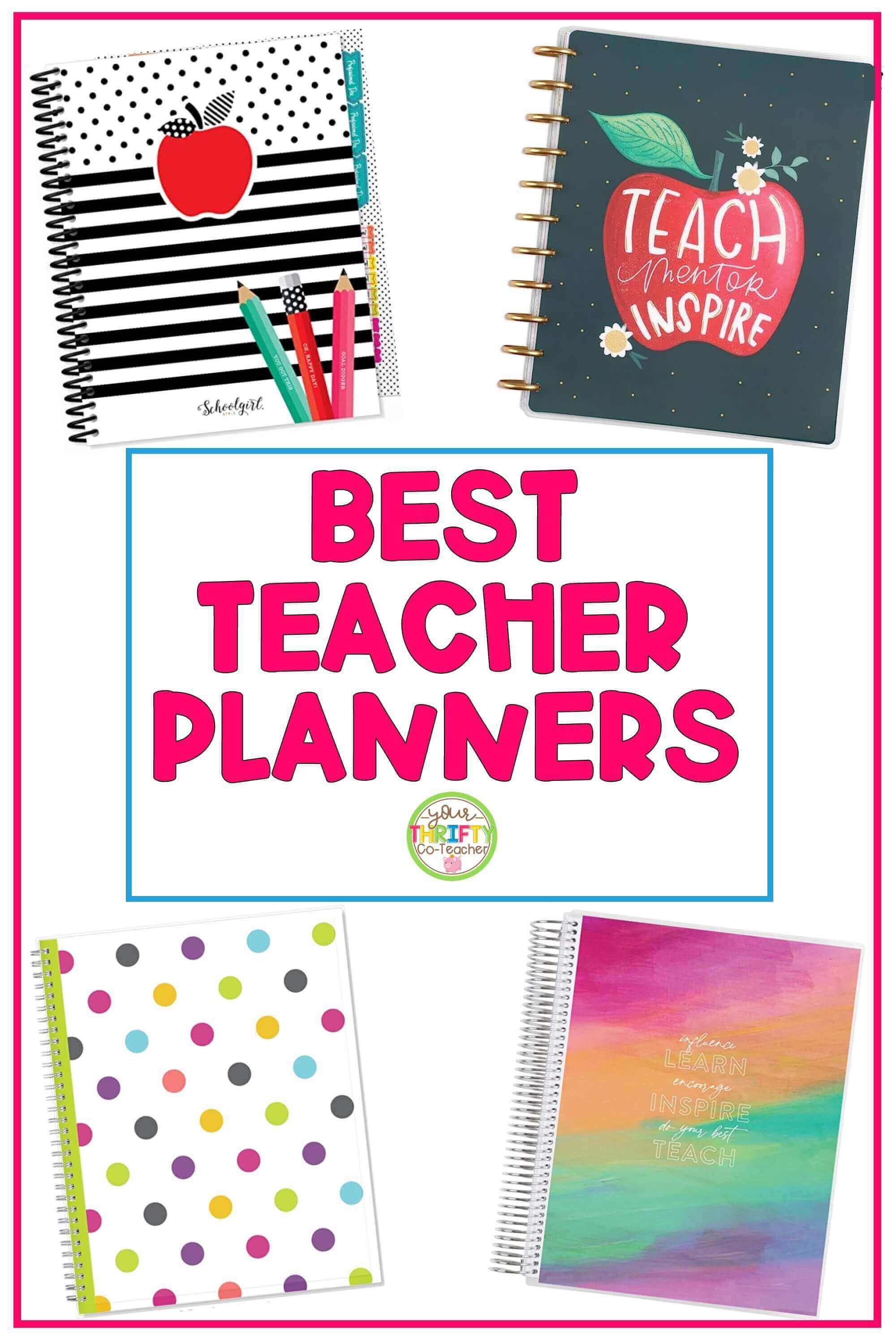 Best Teacher Planners: Organize With Ease - Your Thrifty Co-Teacher